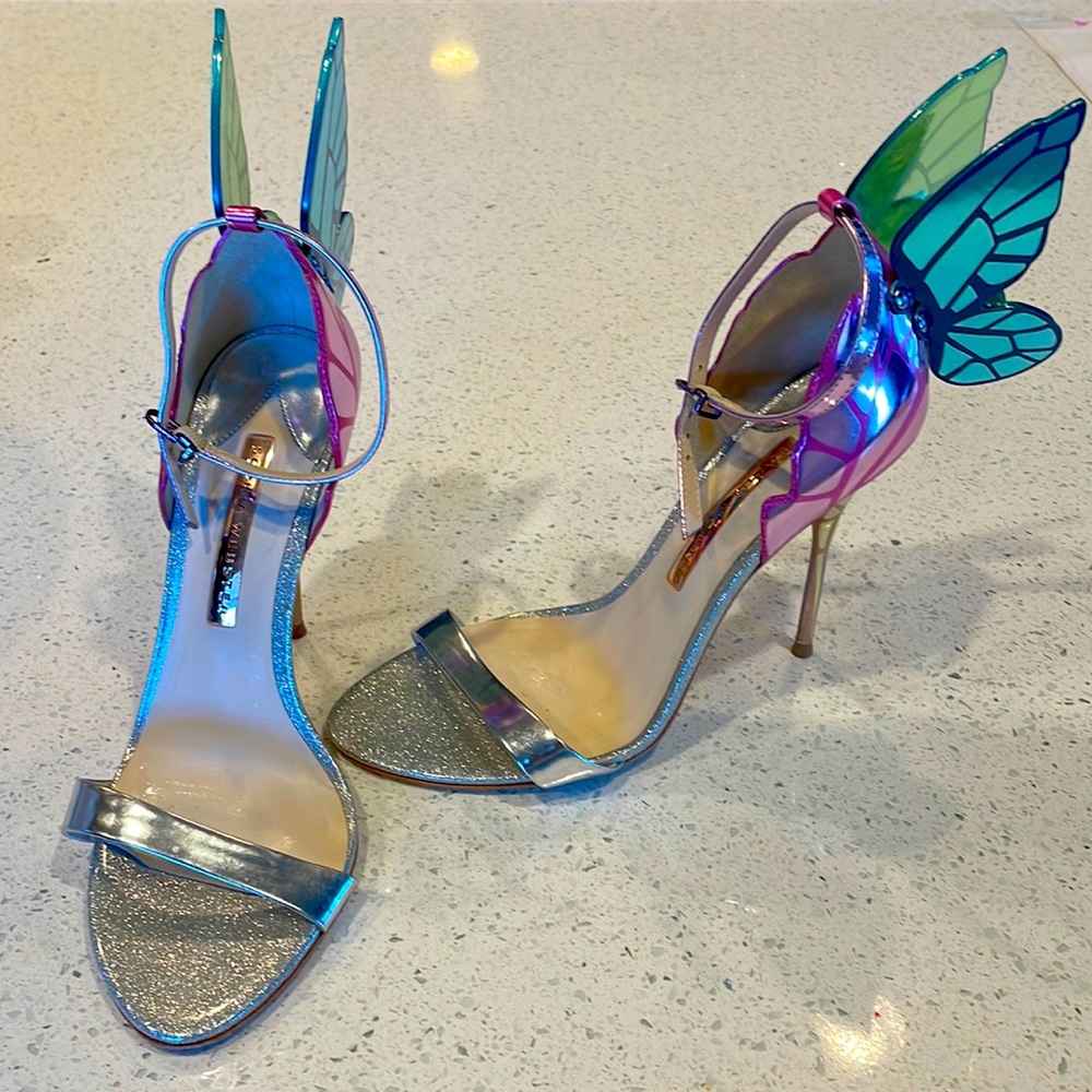 As seen on Taylor Swift Sophia Webster butterfly stilettos